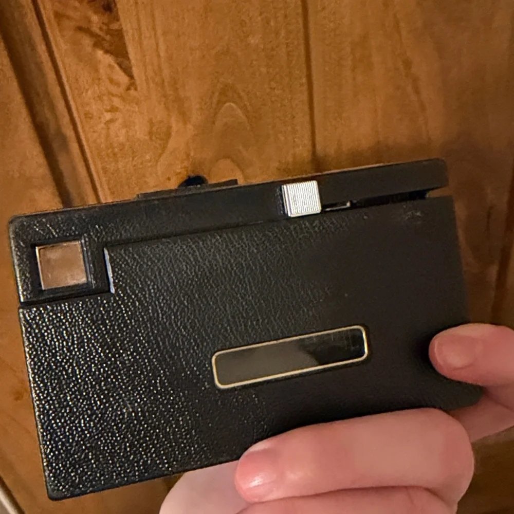 Kodak Instamatic FILM X-15 Camera Black & Silver Vintage Classic